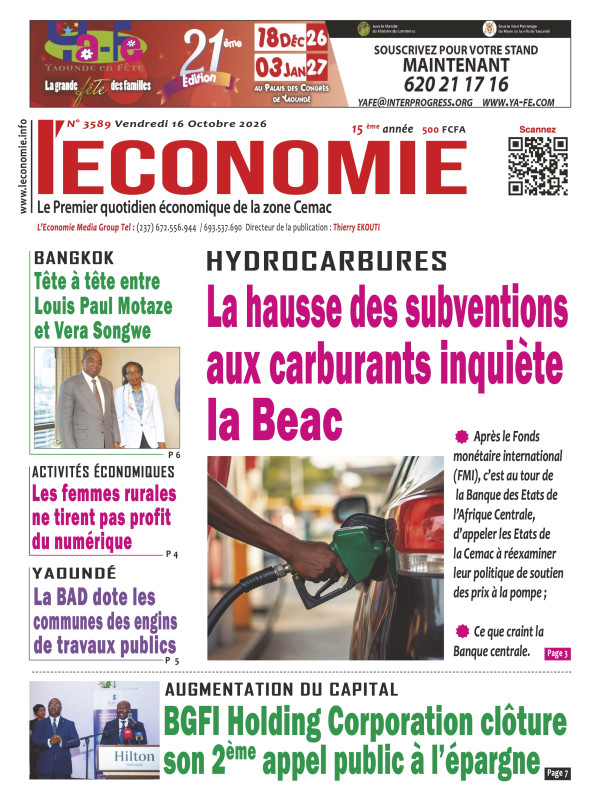 Le quotidien de l'economie 16/10/2026