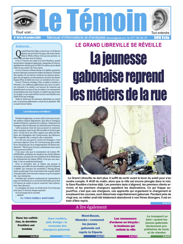 Le Temoin 16/10/2026