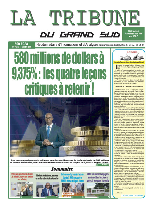 La Tribune du Grand Sud 16/10/2026