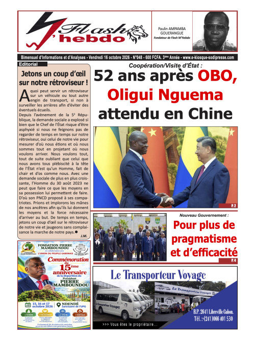 Flash W Hebdo 16/10/2026