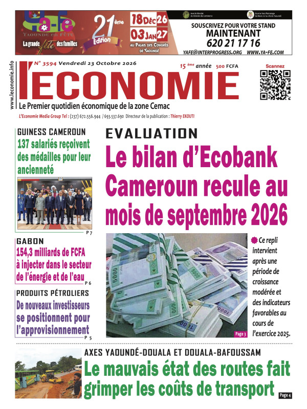Le quotidien de l'economie 23/10/2026