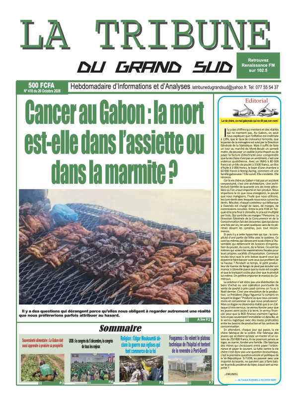 La Tribune du Grand Sud 20/10/2026