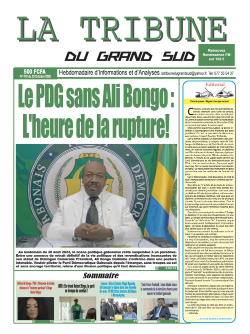 La Tribune du Grand Sud 23/10/2026