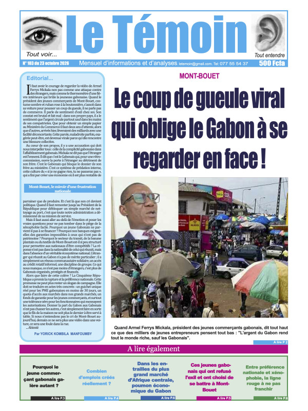 Le Temoin 23/10/2026