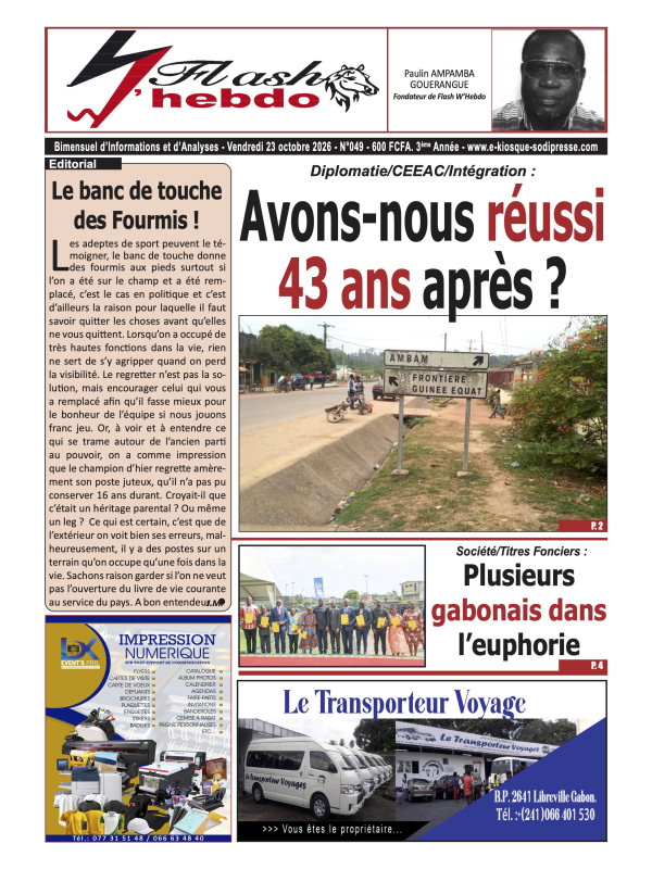Flash W Hebdo 23/10/2026