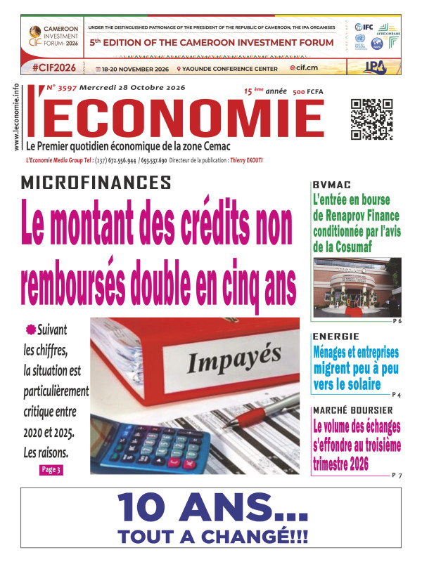 Le quotidien de l'economie 28/10/2026