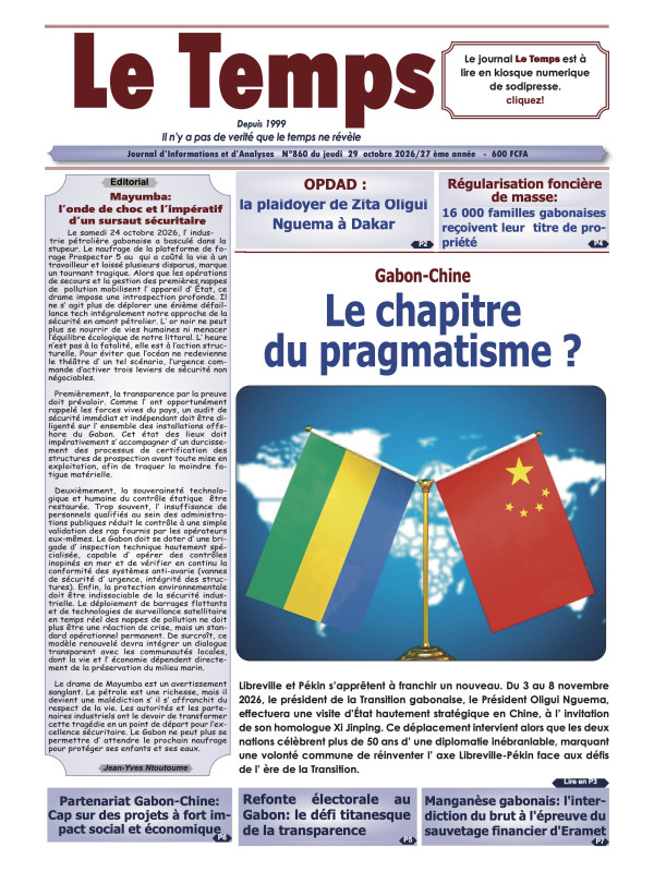 Le Temps 29/10/2026
