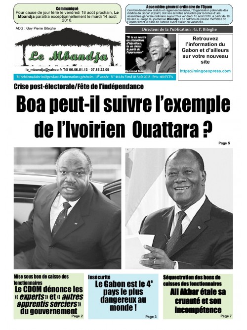 Le Mbandja 10/08/2018