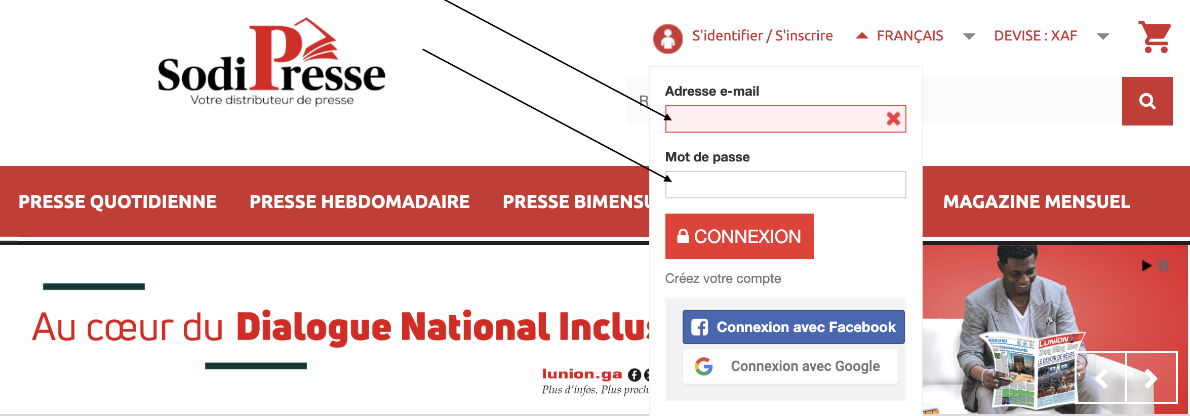 Se Connecter