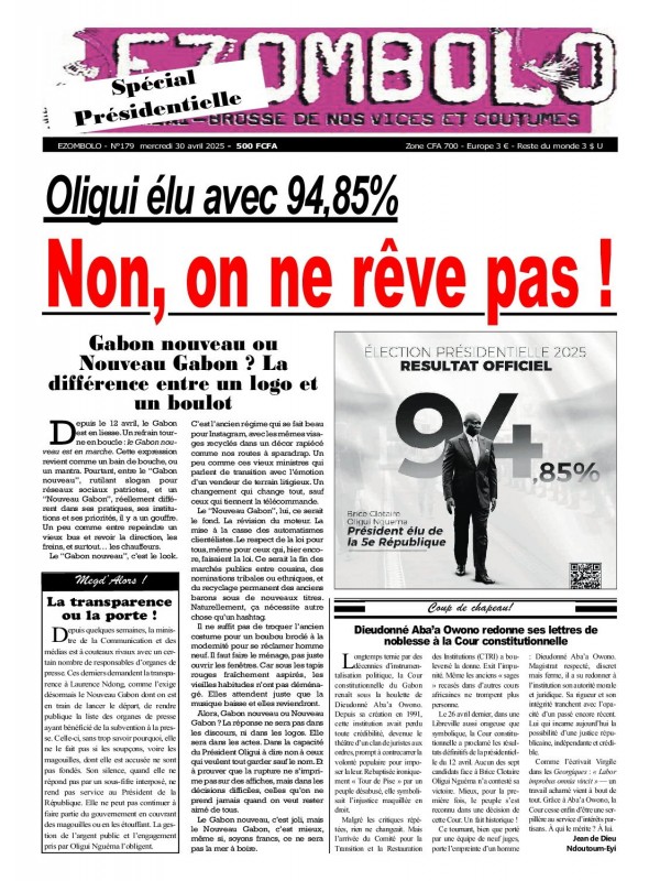 Ezombolo 30/04/2025